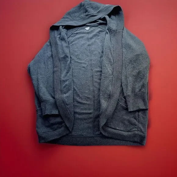 Aerie Women’s Cozy Black Cardigan Hoodie Size: M - Picture 16 of 16